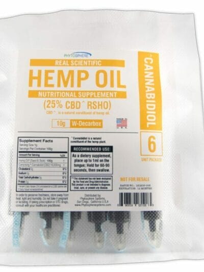 RSHO CBD Hemp Oil Gold Label 60g