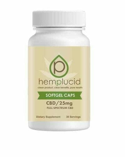 Hemplucid 25mg CBD Soft-gel Capsules