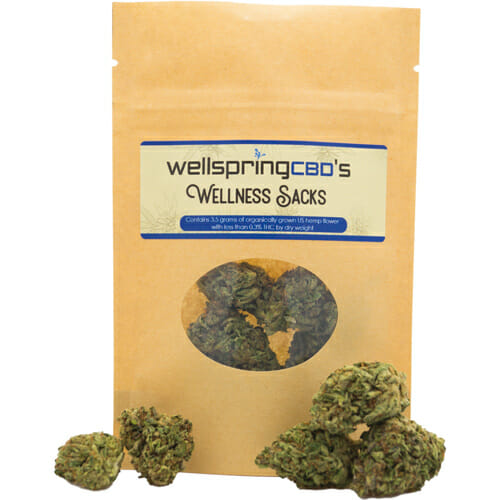 Organic CBD Flower - Wellspring Wellness Sacks